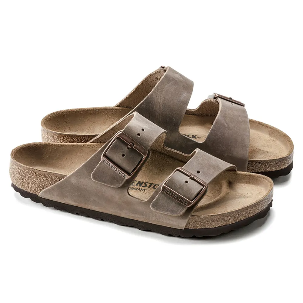 Birkenstock Arizona Oiled Leather Sandals - Tobacco - 352201 - Image 4