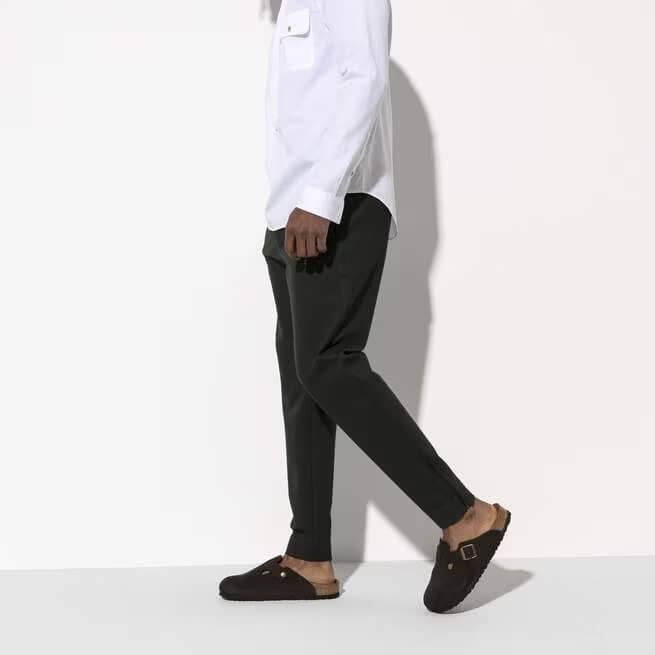 Birkenstock Boston Suede Clogs - Mocha - 660461 - Image 8