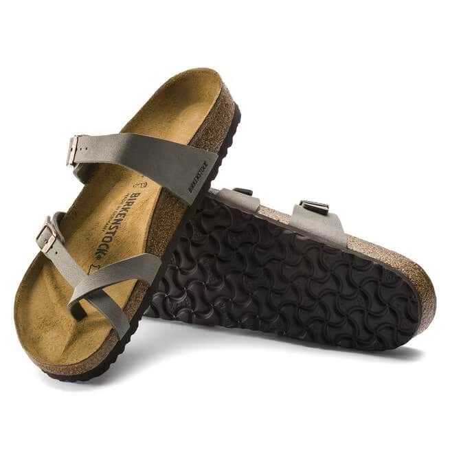 Birkenstock Women's Mayari Birkibuc Sandals - Stone - 71071 - Image 4