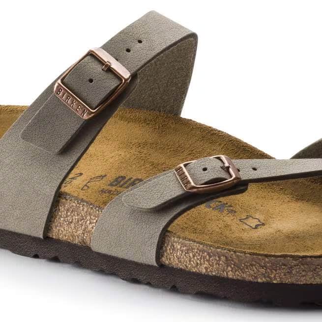 Birkenstock Women's Mayari Birkibuc Sandals - Stone - 71071 - Image 6