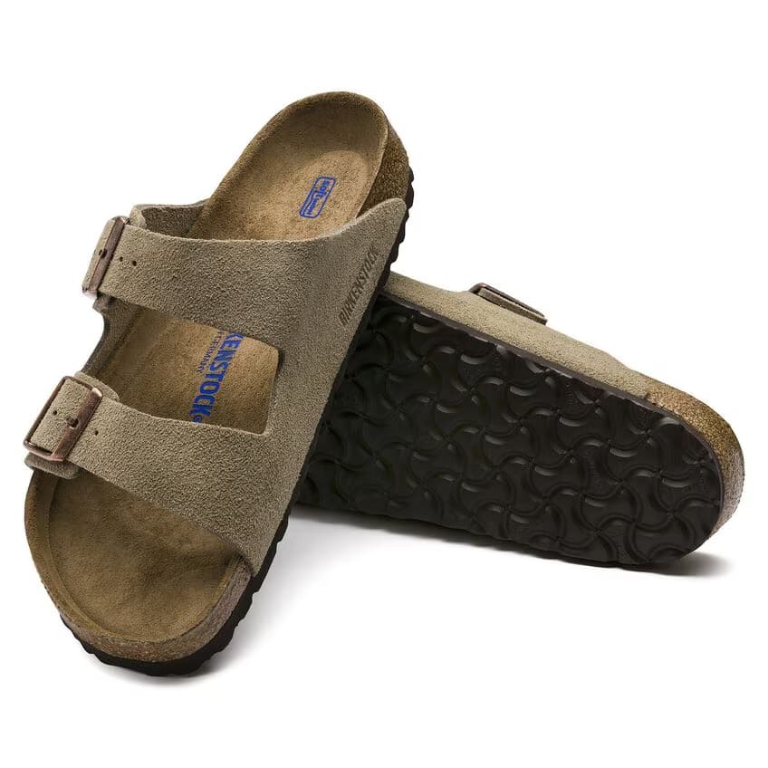 Birkenstock Arizona Suede Sandals - Taupe - 951301 - Image 2