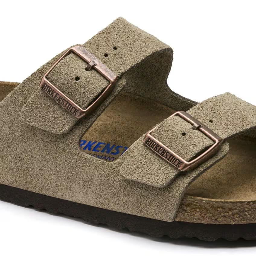Birkenstock Arizona Suede Sandals - Taupe - 951301 - Image 5