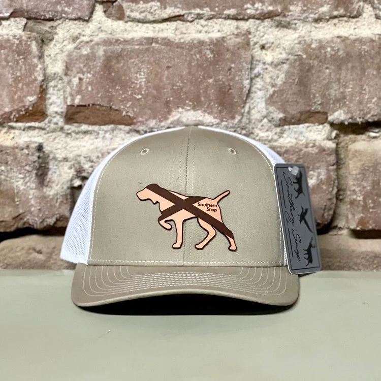 Alabama Leather Patch Pointer Trucker Hat - Image 5