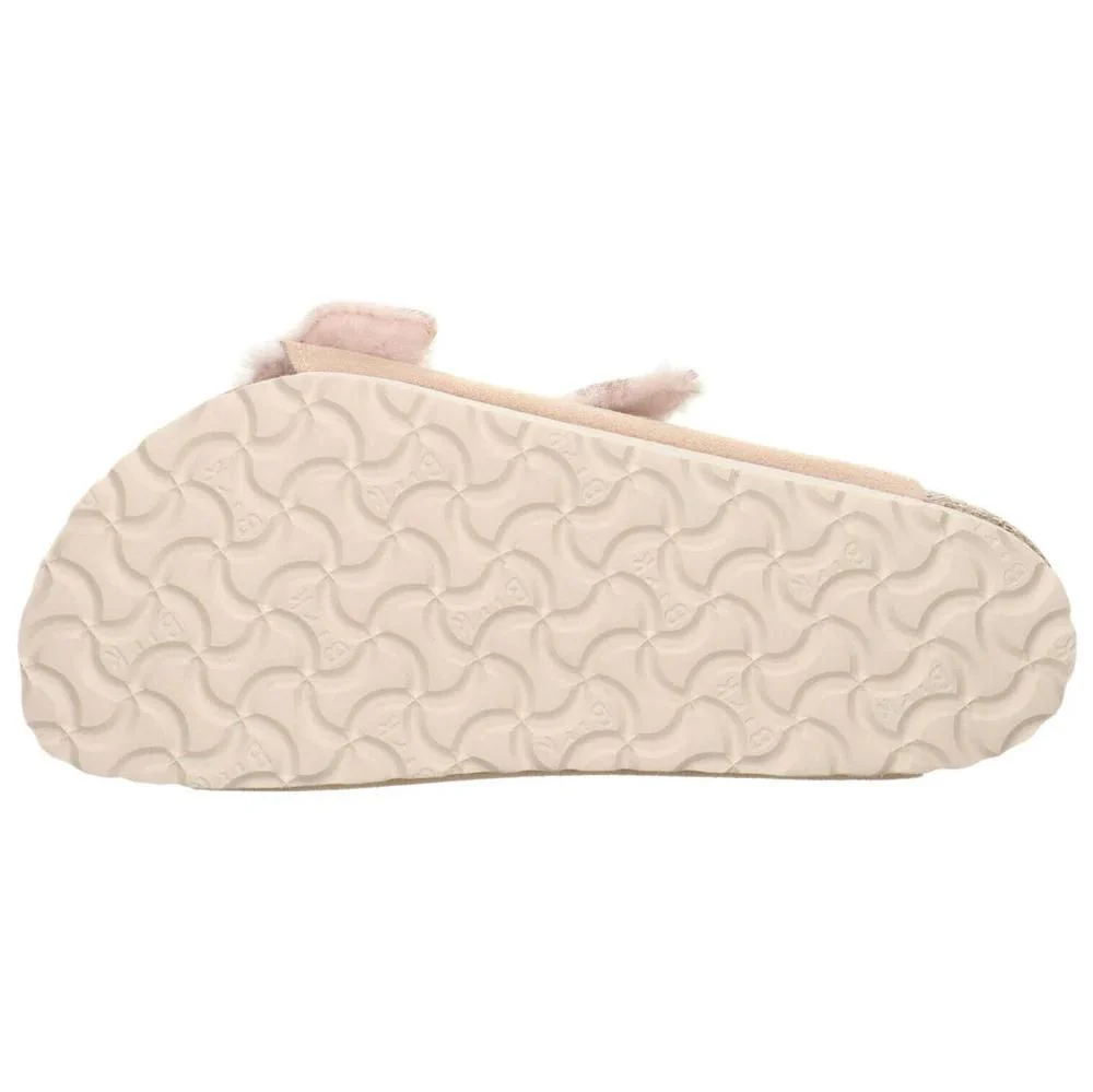 Birkenstock Arizona Shearling Sandals - Light Rose 1020411 - Image 4