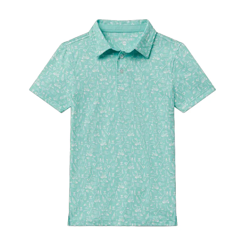 Southern Shirt Boys Tapped In Printed Polo
