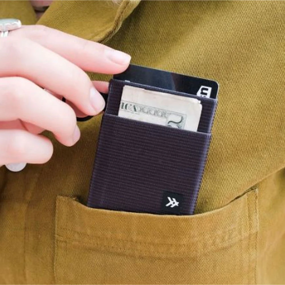 Black Elastic Wallet - Image 2