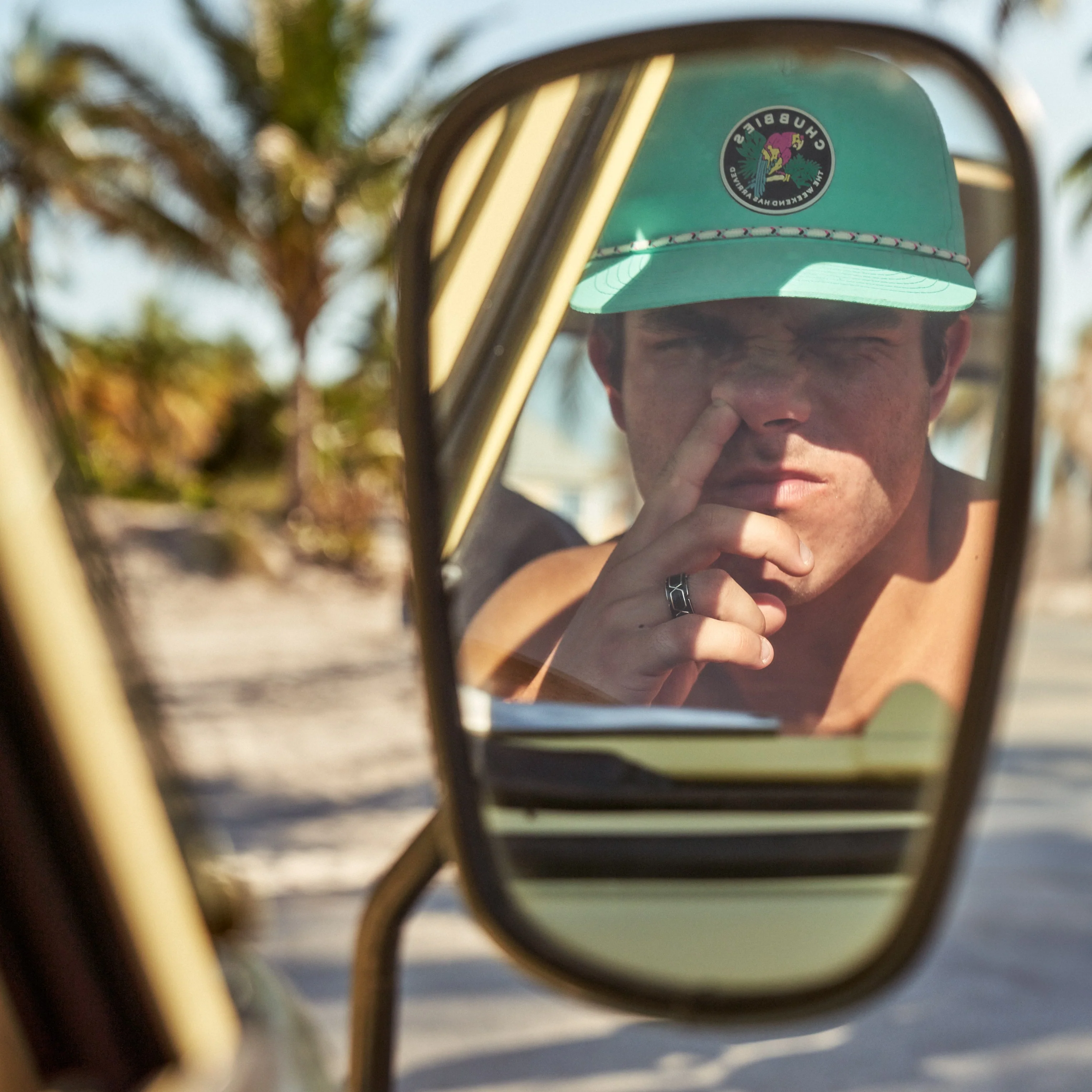 Chubbies Blue Patch Nylon Rope Hat - Image 3