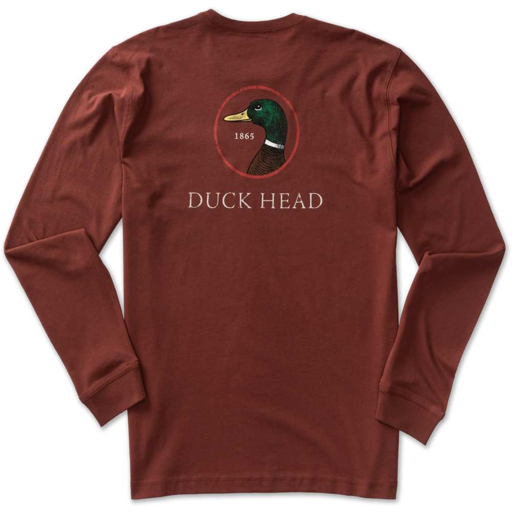 Duck Head Men's Duck Head Logo Long Sleeve T-Shirt - Image 10