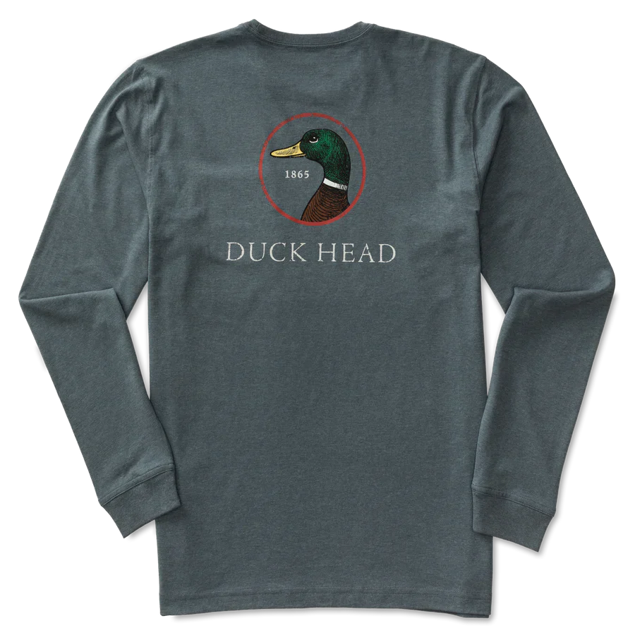 Duck Head Men's Duck Head Logo Long Sleeve T-Shirt - Image 11