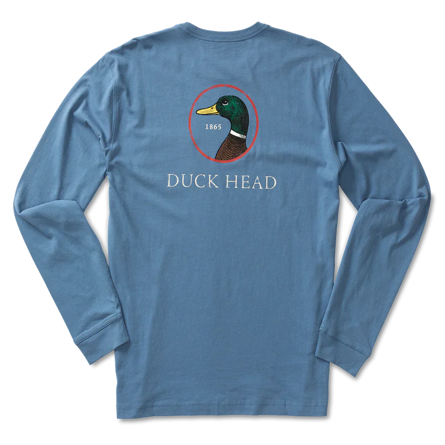 Duck Head Men's Duck Head Logo Long Sleeve T-Shirt - Image 12