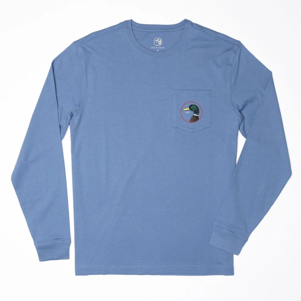 Duck Head Men's Duck Head Logo Long Sleeve T-Shirt - Image 3