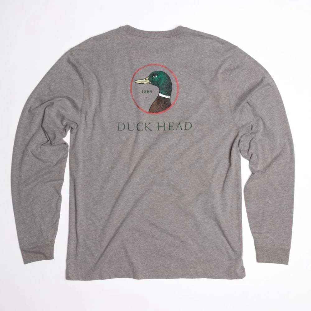 Duck Head Men's Duck Head Logo Long Sleeve T-Shirt - Image 6