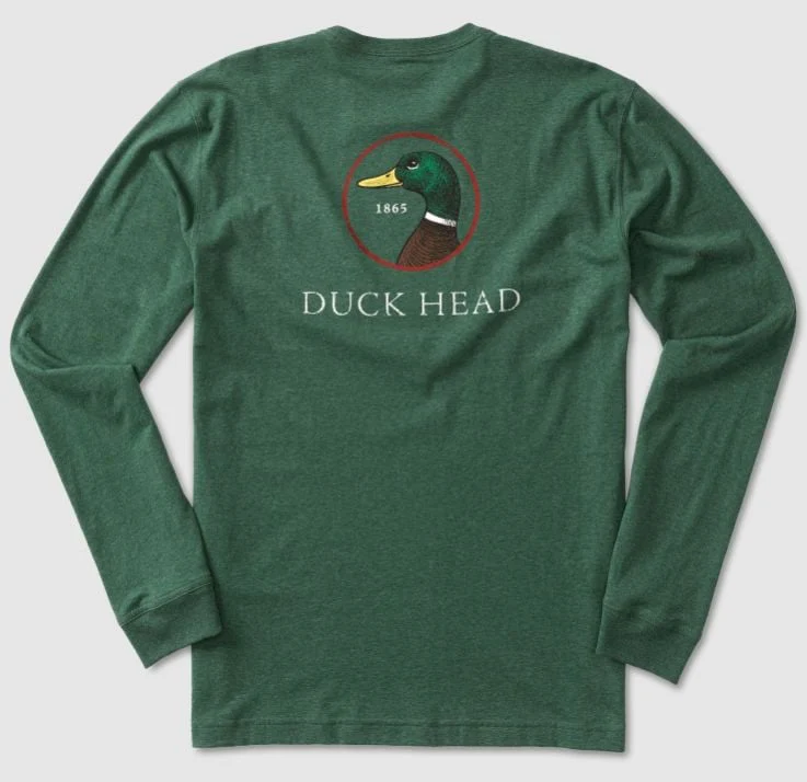 Duck Head Men's Duck Head Logo Long Sleeve T-Shirt - Image 8