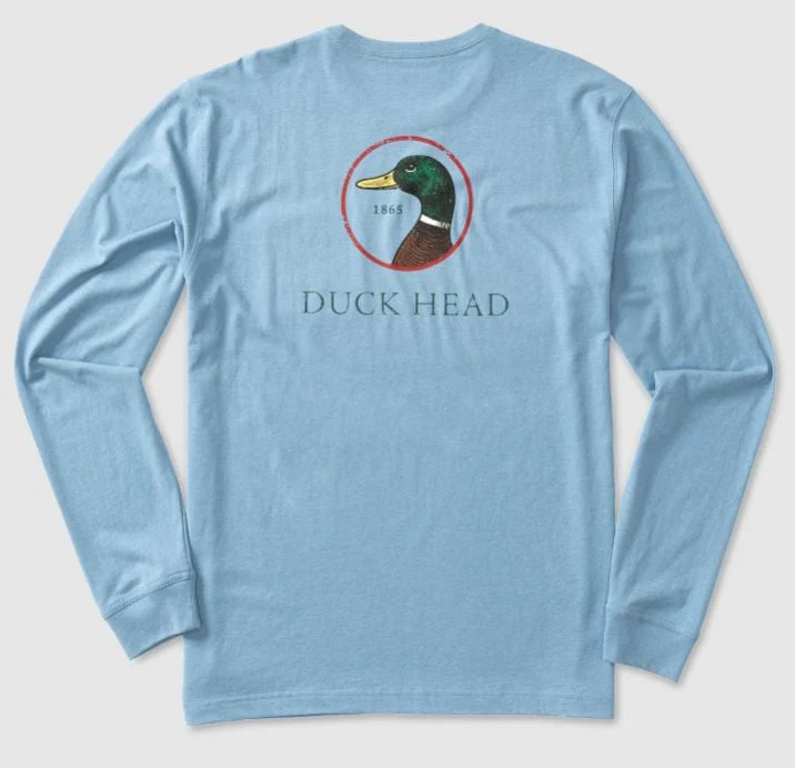 Duck Head Men's Duck Head Logo Long Sleeve T-Shirt - Image 9