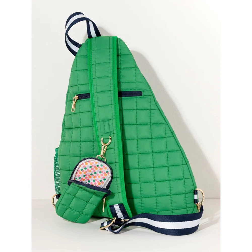 Shiraleah Ezra Quilted Nylon Sling Bag - Image 3