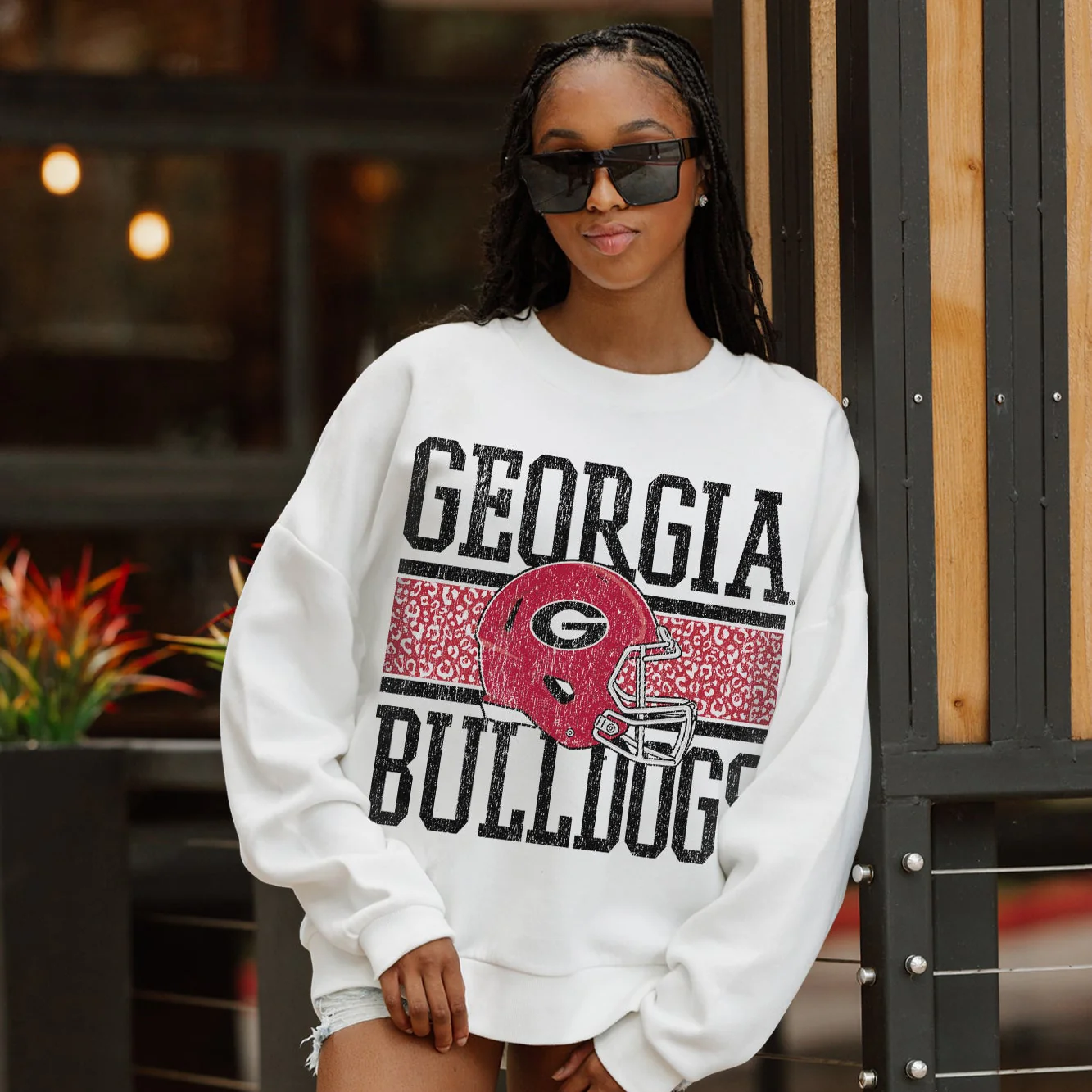 Gameday Couture Women's Fair Catch Sweatshirt - UGA - Image 4