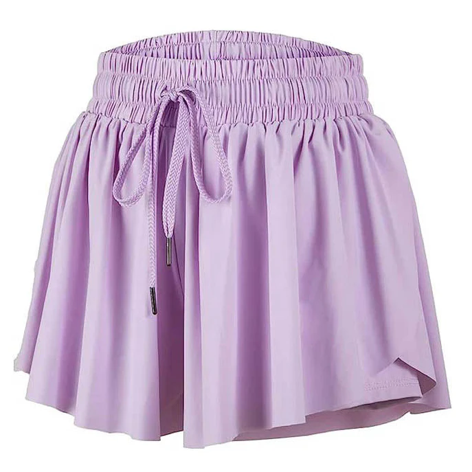 Azarhia Girl's Butterfly Flowy short - Image 3