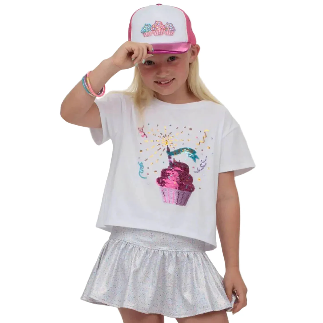 Azarhia Girl's Butterfly Flowy short - Image 9