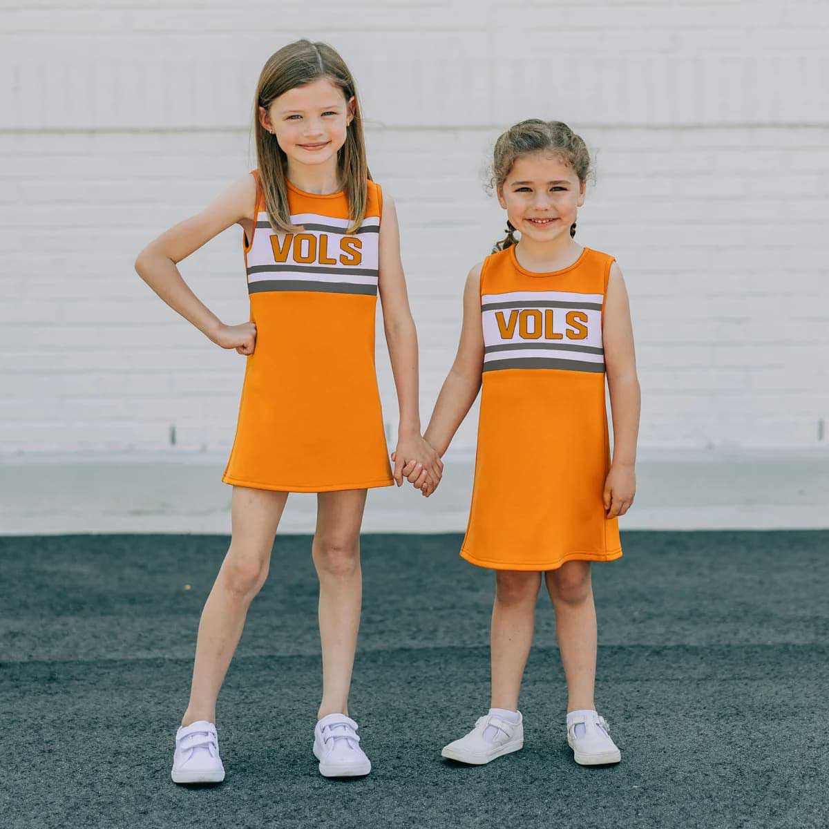 Scarlet & Gold Girls' Cheer Dress - Image 11