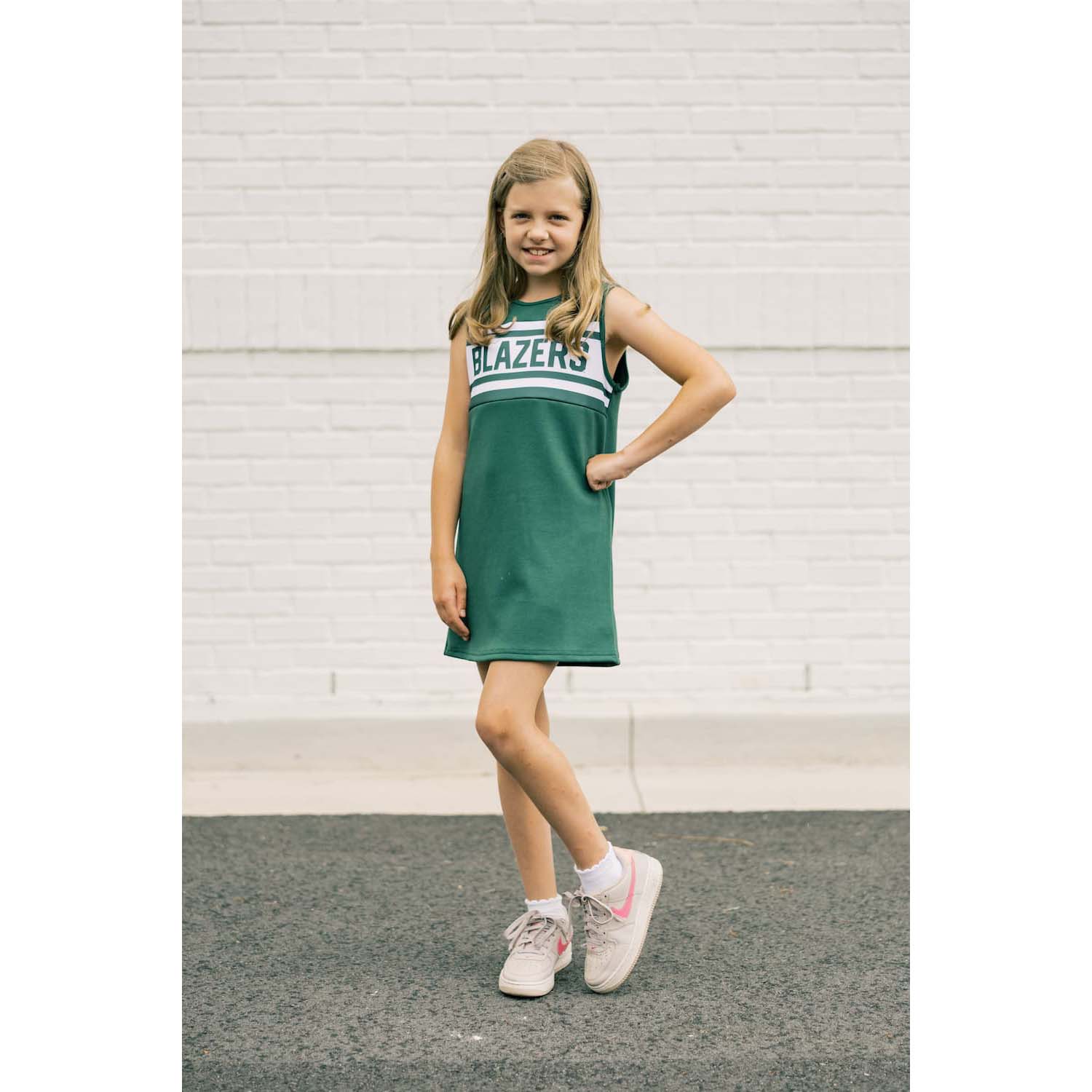 Scarlet & Gold Girls' Cheer Dress - Image 7