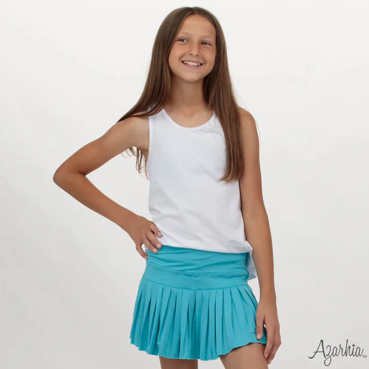 Azarhia Girl's Mini Pleated Skort - Image 10