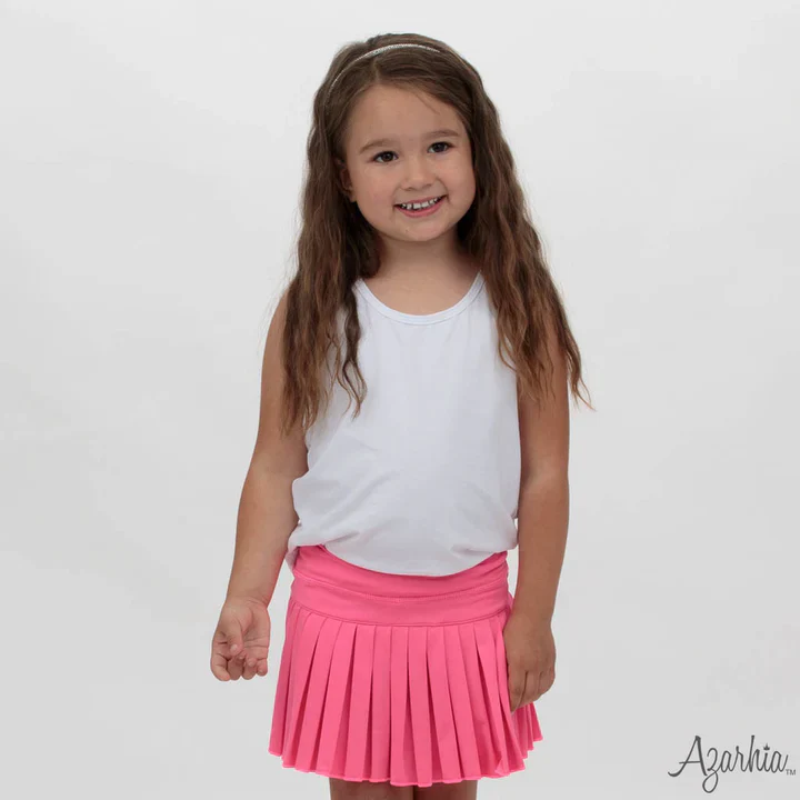 Azarhia Girl's Mini Pleated Skort - Image 15