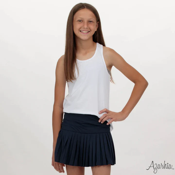 Azarhia Girl's Mini Pleated Skort - Image 19