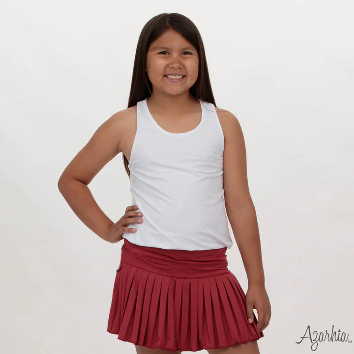Azarhia Girl's Mini Pleated Skort - Image 21