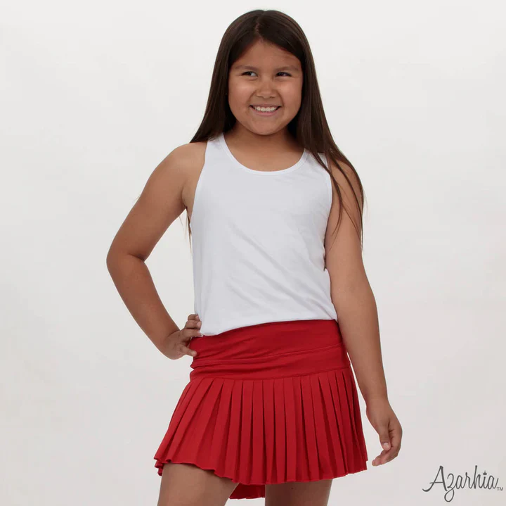 Azarhia Girl's Mini Pleated Skort - Image 23