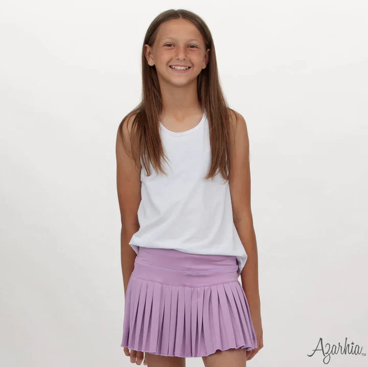 Azarhia Girl's Mini Pleated Skort - Image 4