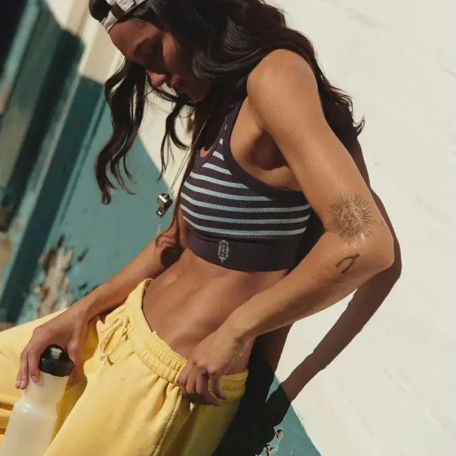Free People Movement Go To Stripe Bra - Image 13