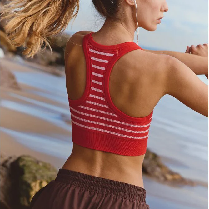 Free People Movement Go To Stripe Bra - Image 8