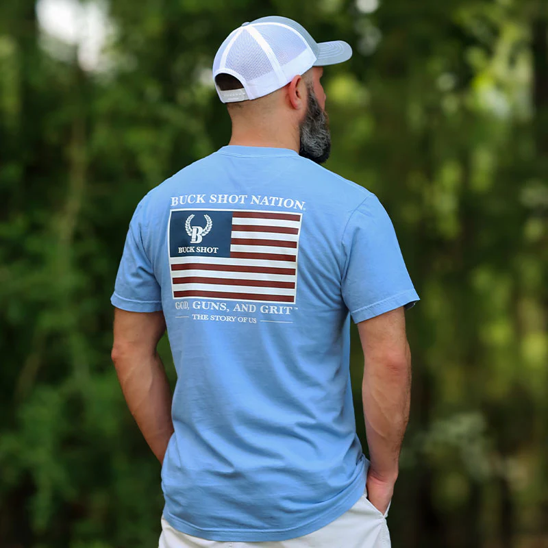 Buckshot Apparel God, Guns, Grit T-shirt - Image 3