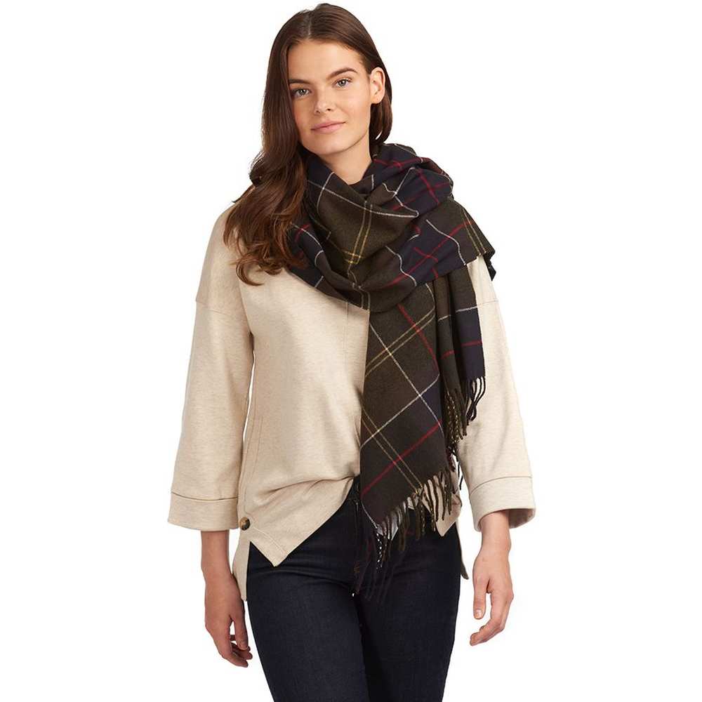Barbour Hailes Tartan Wrap - Image 2