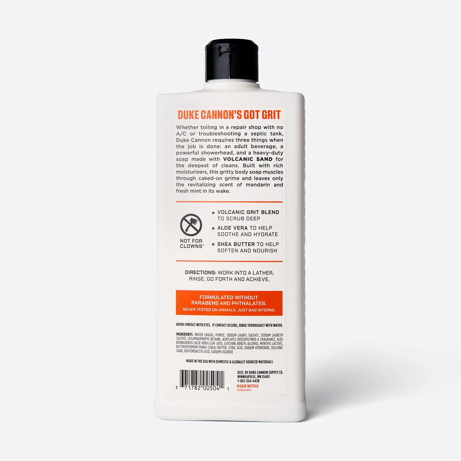 Duke Cannon Heavy Duty, Heavy Grit Body Wash - Image 2
