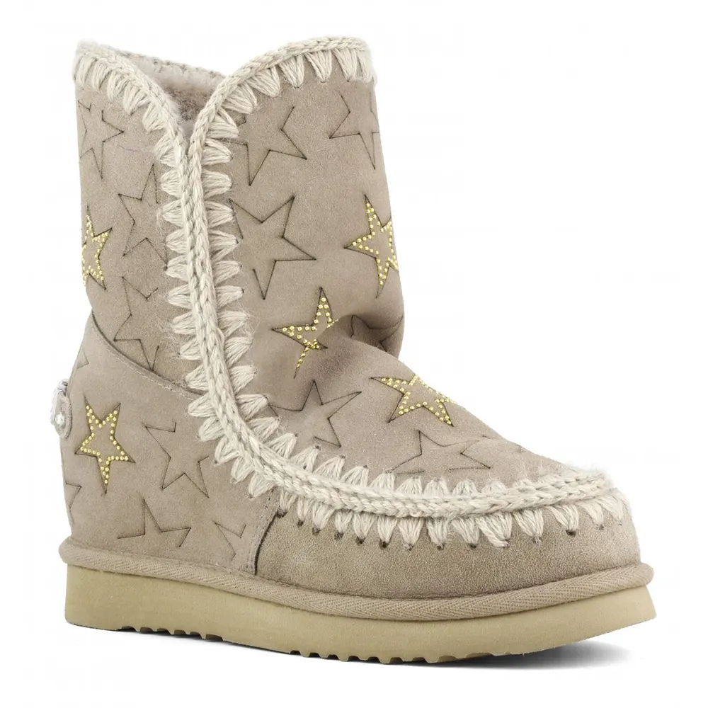 MOU Women's Inner Wedge Lasered Star Boots - Image 2