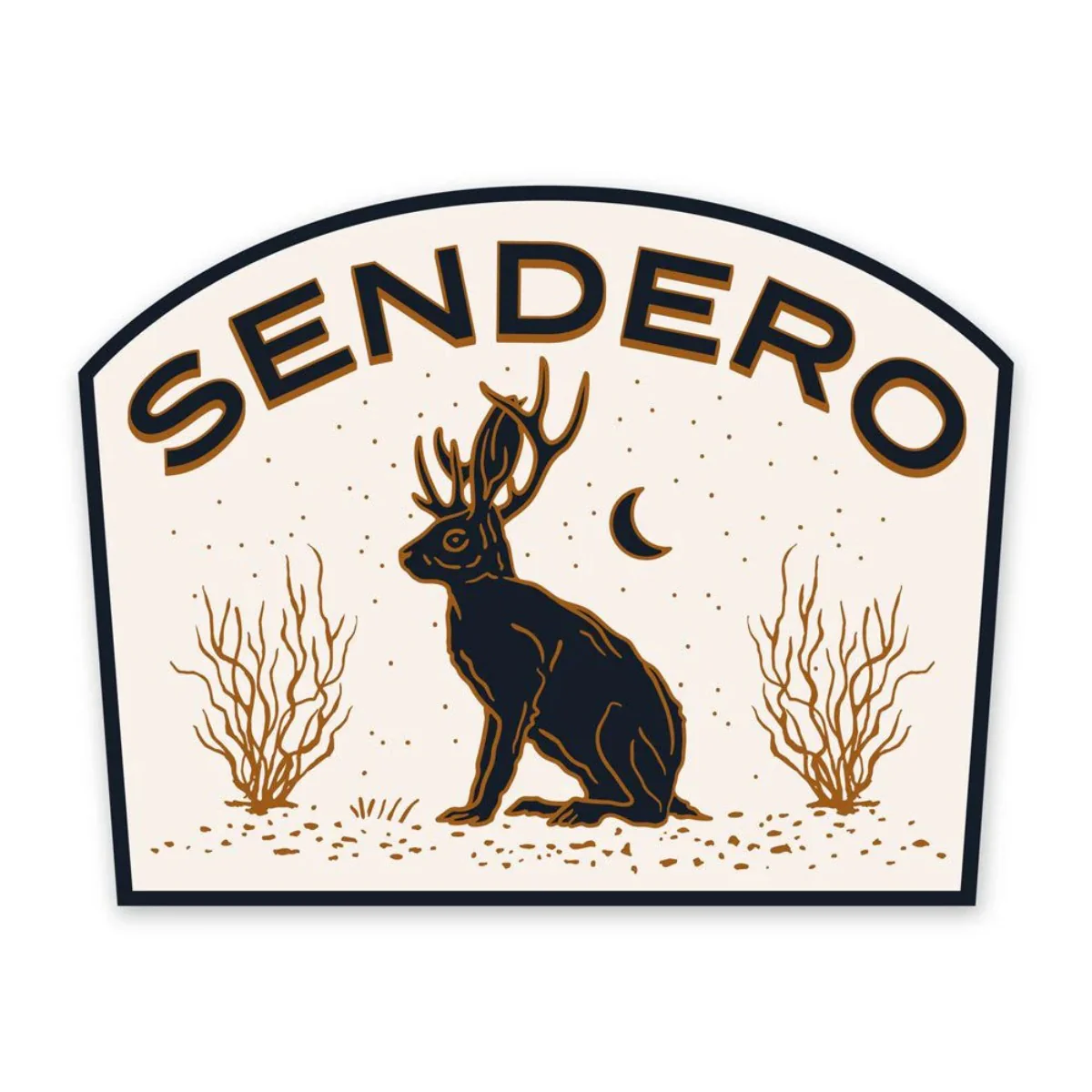 Sendero Jackalope Sticker - Image 2