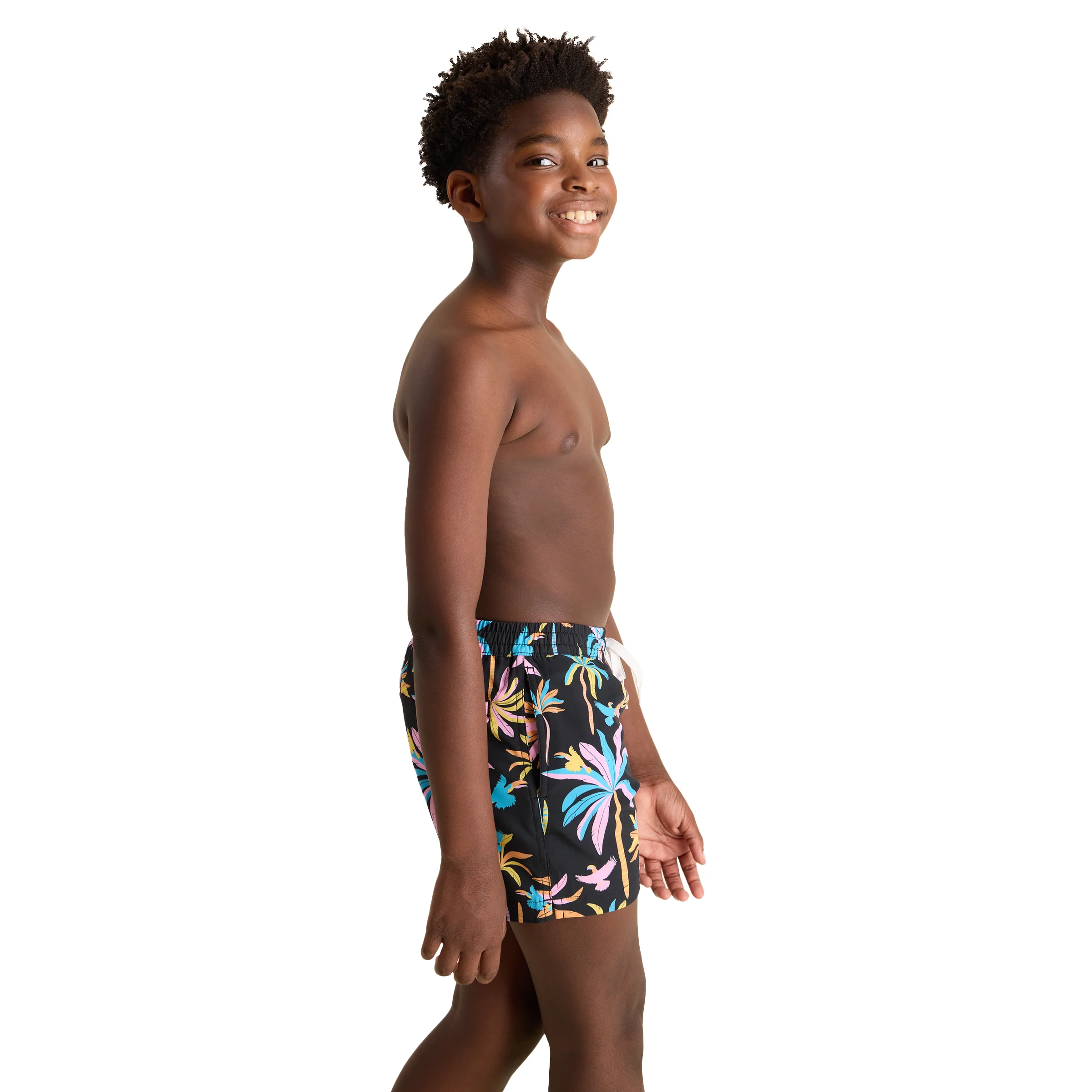 Chubbies Kid's Black Light Night Lined Swim Trunks - Image 5