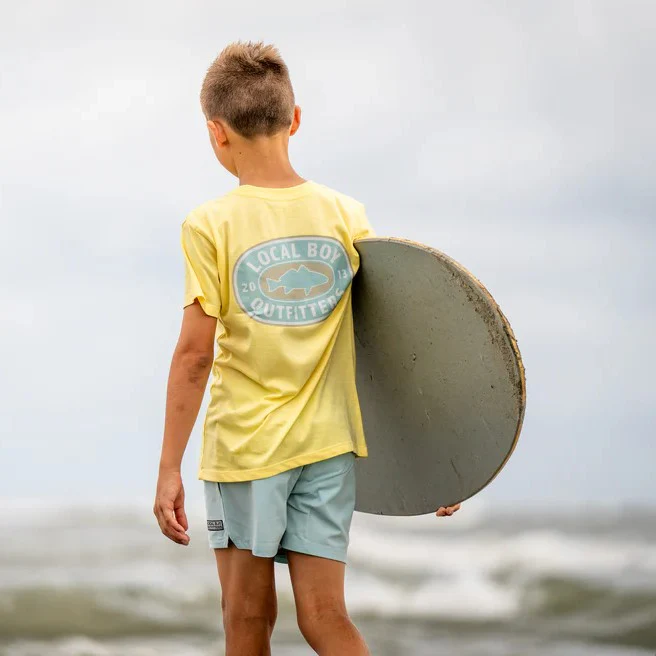 Local Boy Outfitters Kids Sandy Red Short Sleeve Tee - Image 2