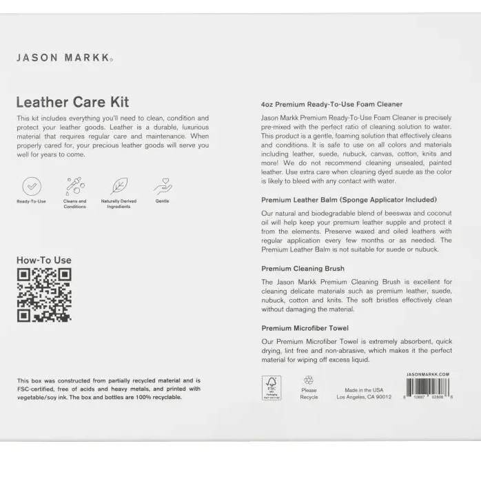 Jason Markk Leather Care Kit - Image 11