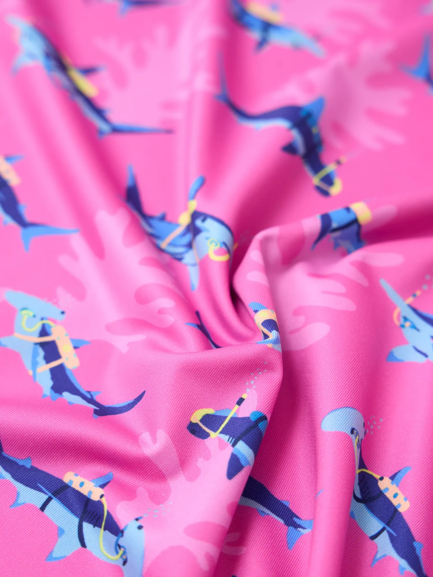Chubbies Lil Great Pink Shark Polo - Image 4