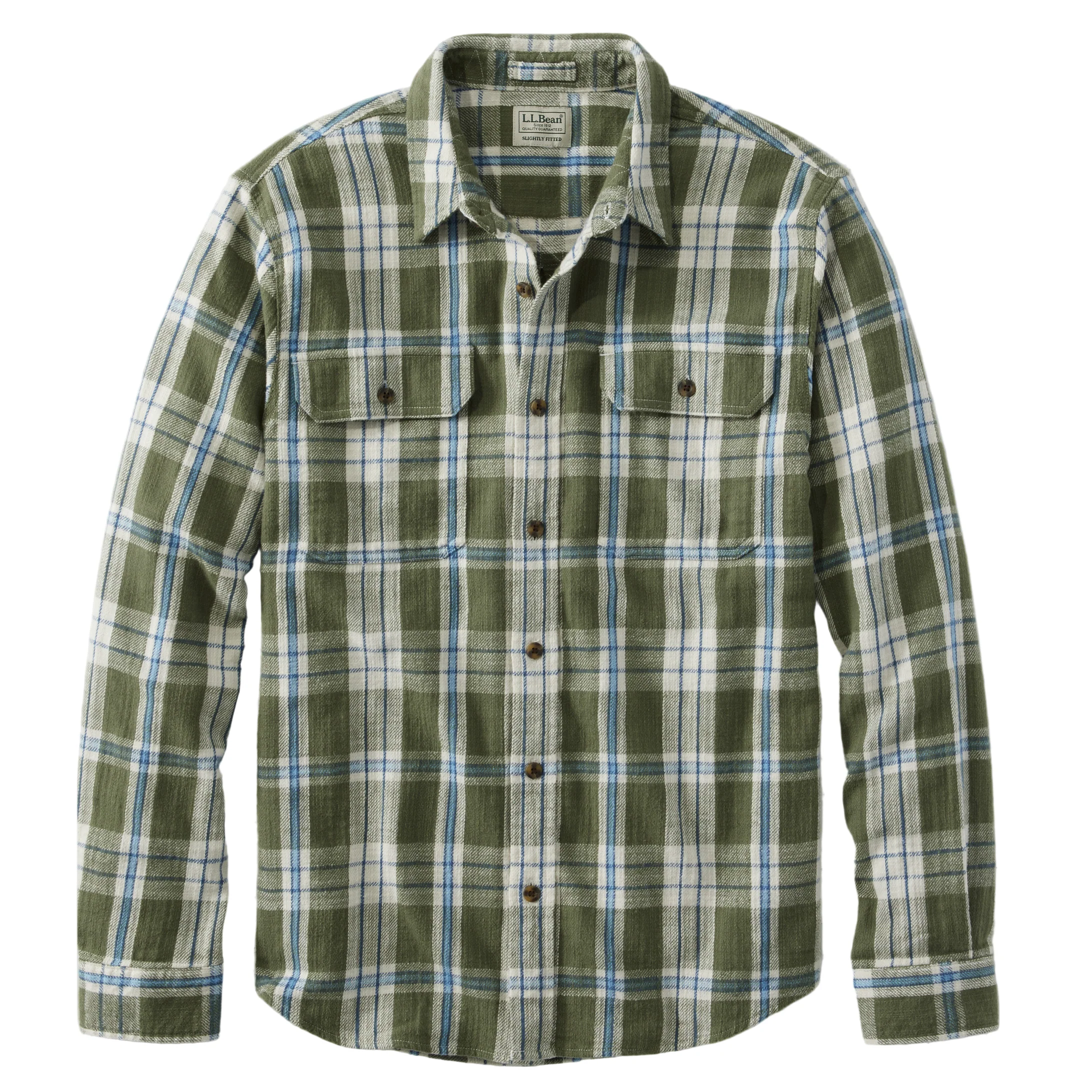 L.L. Bean's Mens 1912 Field Flannel Shirt - Image 7