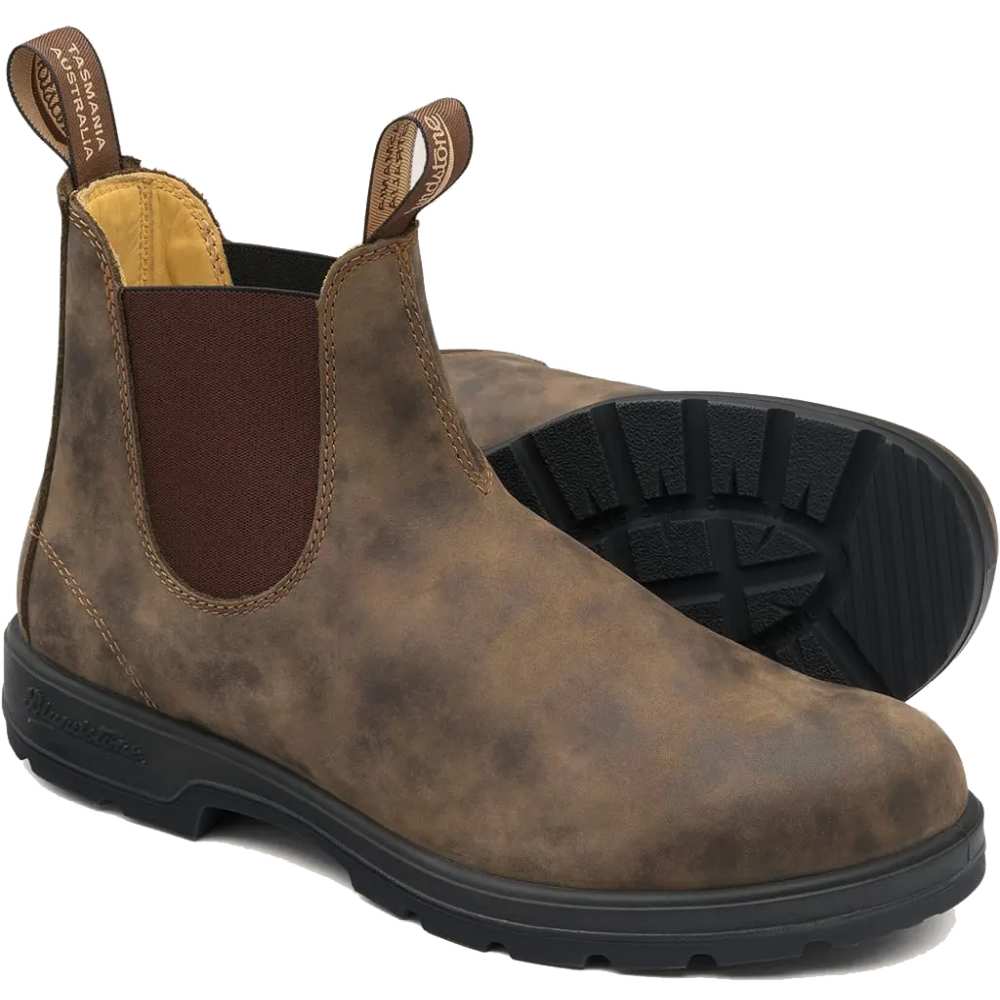 Blundstone Men's #585 Rustic Brown Premium Leather Boots - Image 3