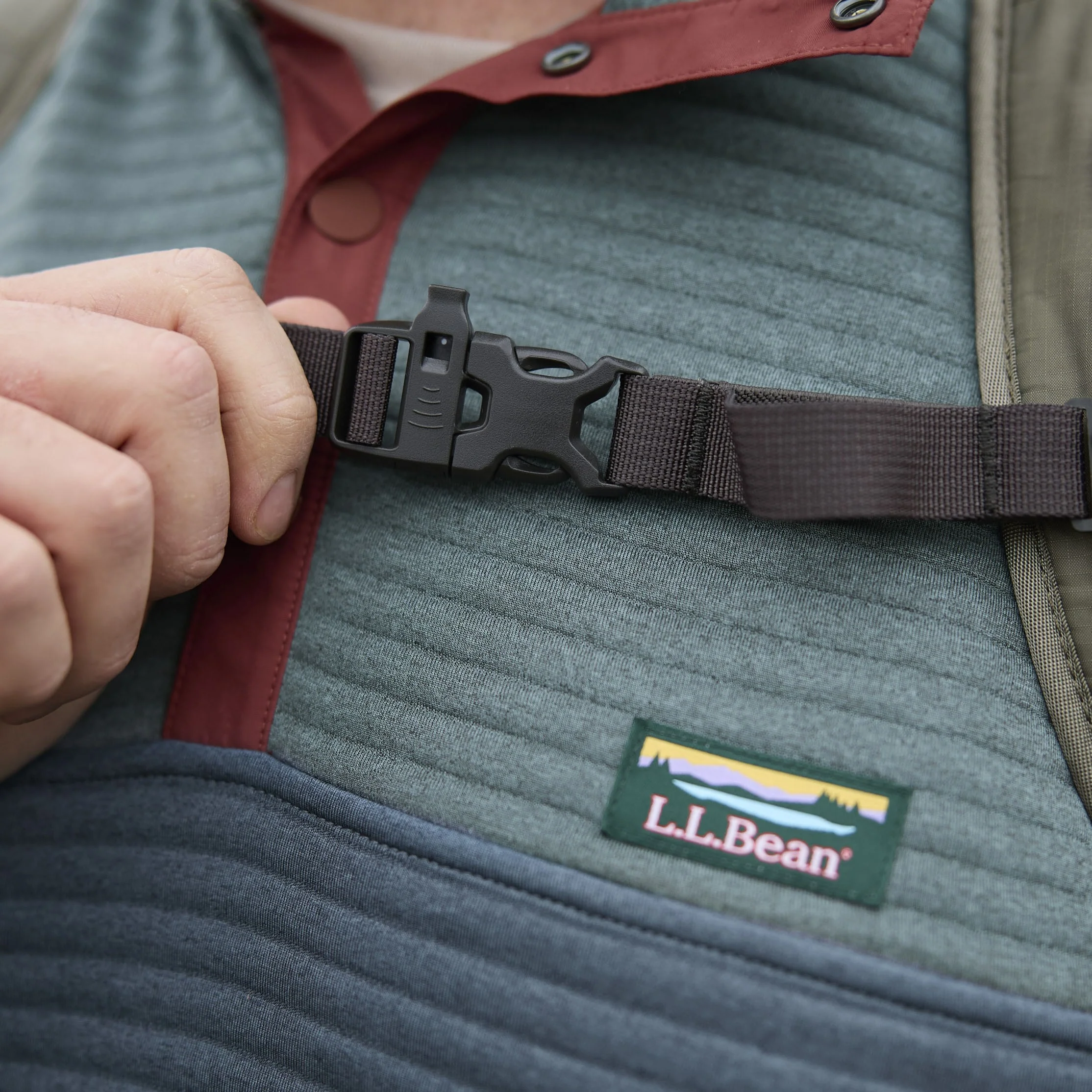 L.L. Bean Men's Airlight Knit Pullover - Color Block - Image 5