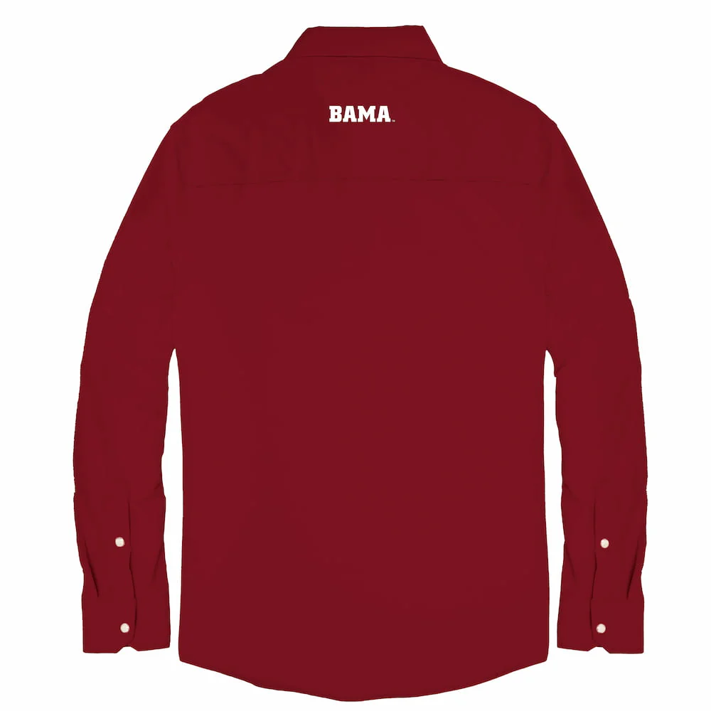 Snaps Men's Alabama Pearl Snap Long Sleeve Shirt - Image 2