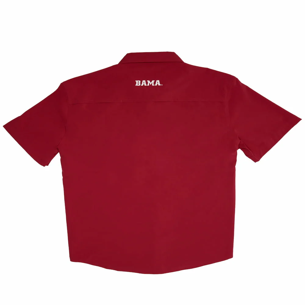Snaps Men's Alabama Pearl Snap Short Sleeve Shirt - Image 2