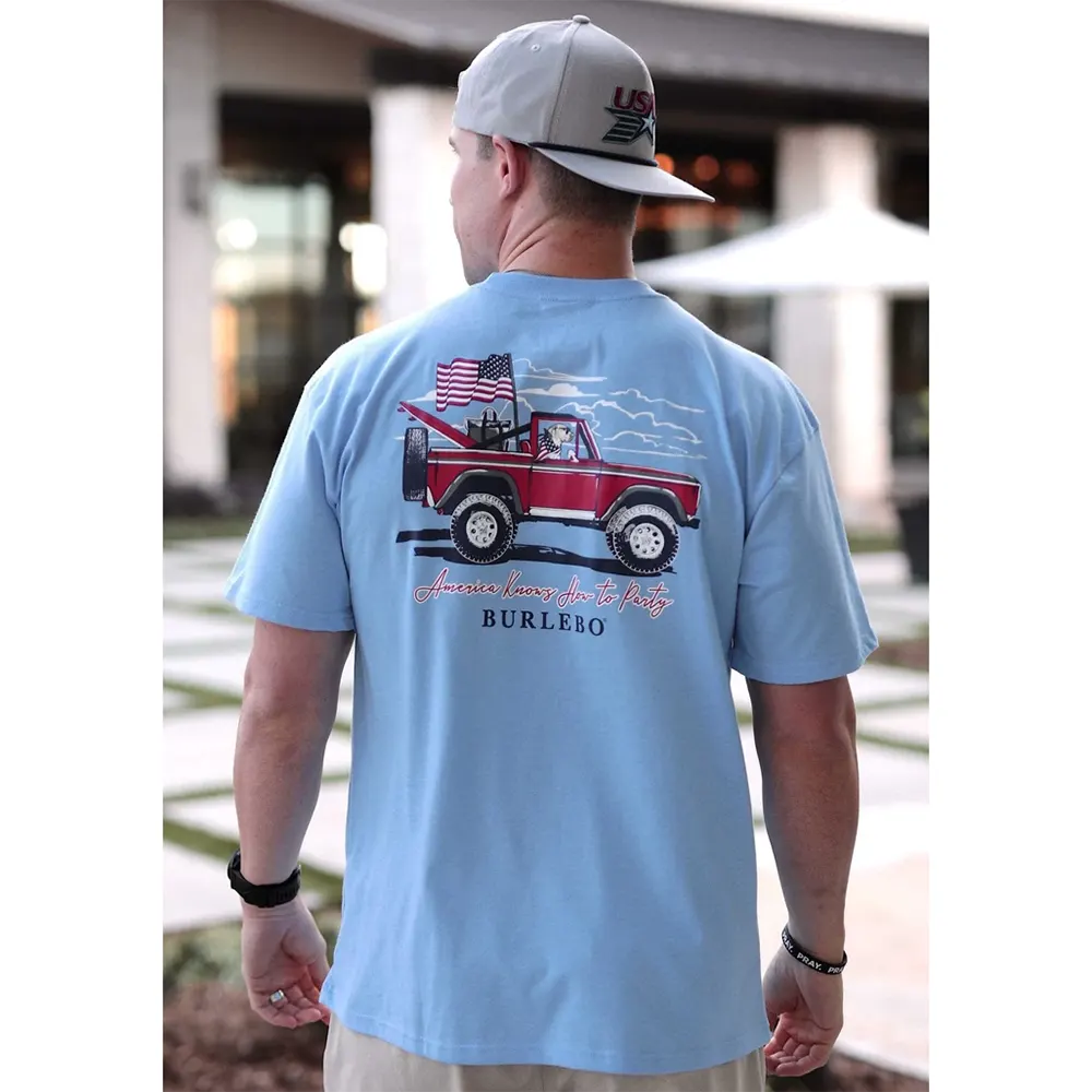 Burlebo Men's America Knows Short Sleeve T-Shirt - Image 2