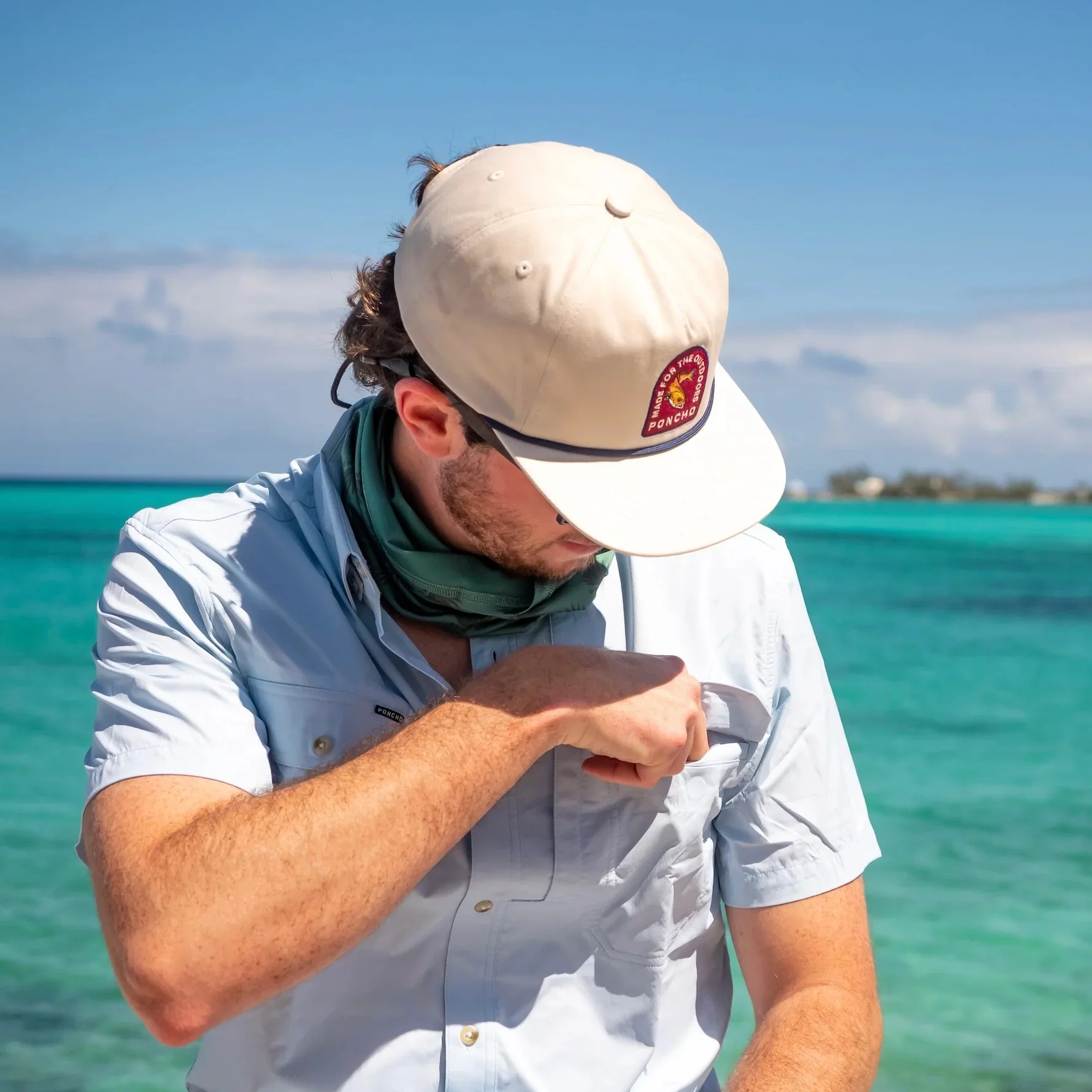 Poncho Men's Original Short Sleeve Performance - The Anchoa - Image 6