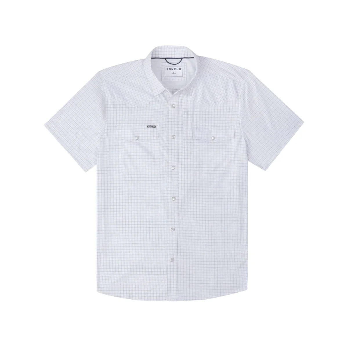 Poncho Men's Western Short Sleeve Performance - The Auctioneer