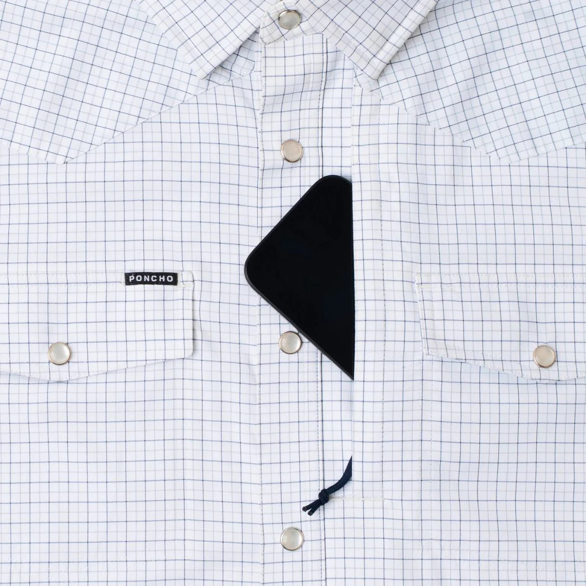 Poncho Men's Western Short Sleeve Performance - The Auctioneer - Image 4